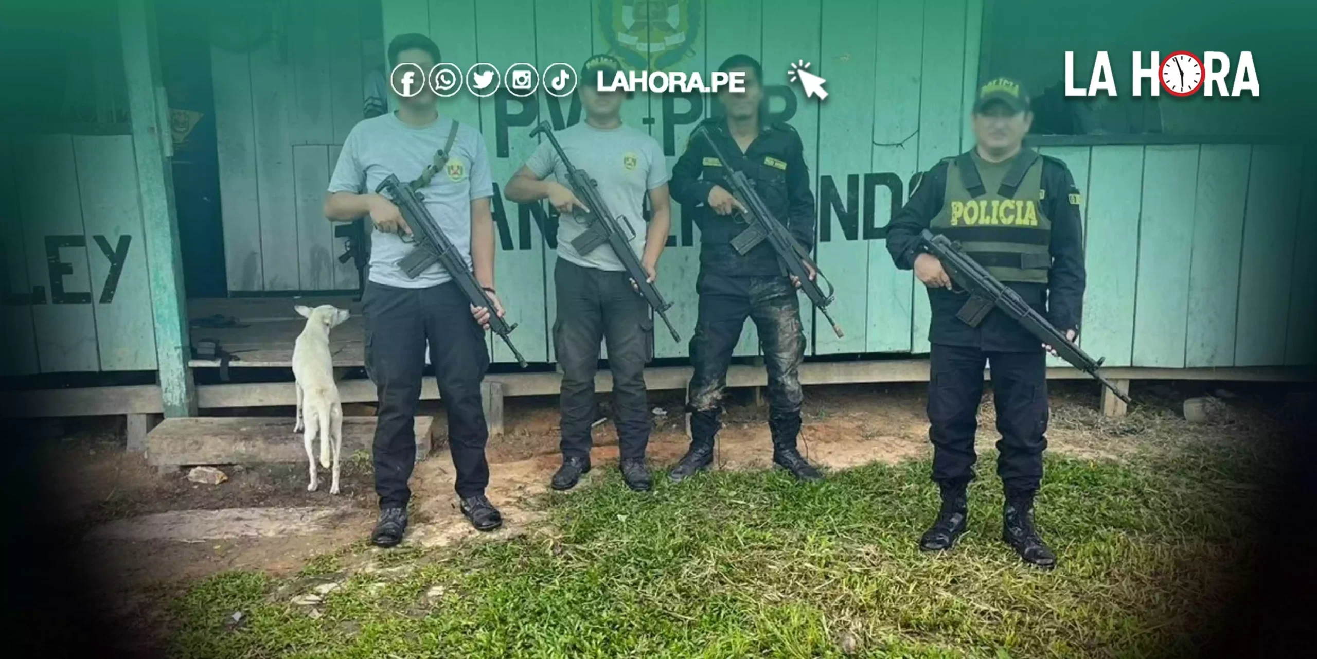 Policías sobreviven emboscada de grupos armados organizados en Loreto