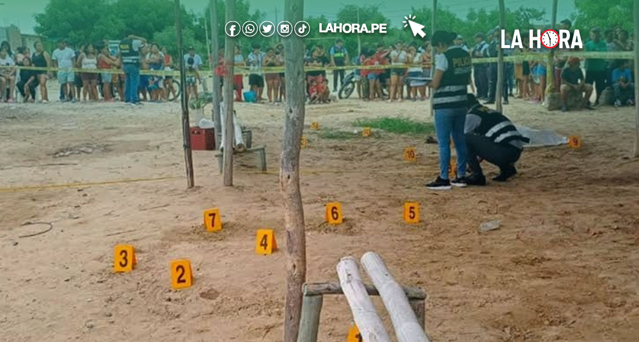 Piura: Sicarios asesinan a joven de un disparo en el corazón en distrito Veintiséis de Octubre