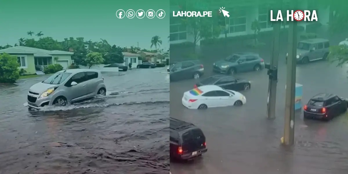 Emergencia en Miami: Inundaciones mantienen la ciudad bajo el agua