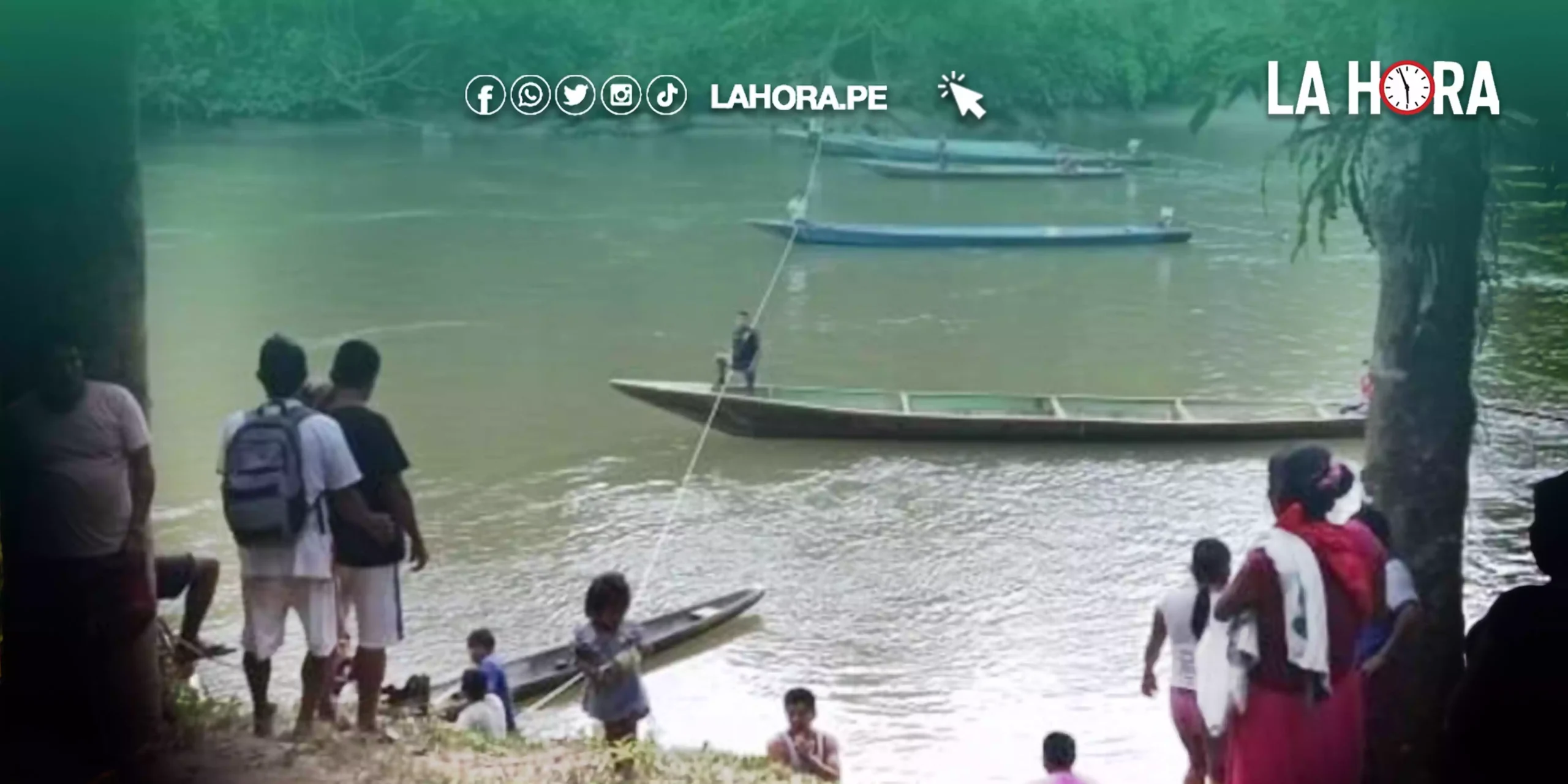 Amazonas: comunidad Awajún entrega a la Policía a dos de diez presuntos mineros informales