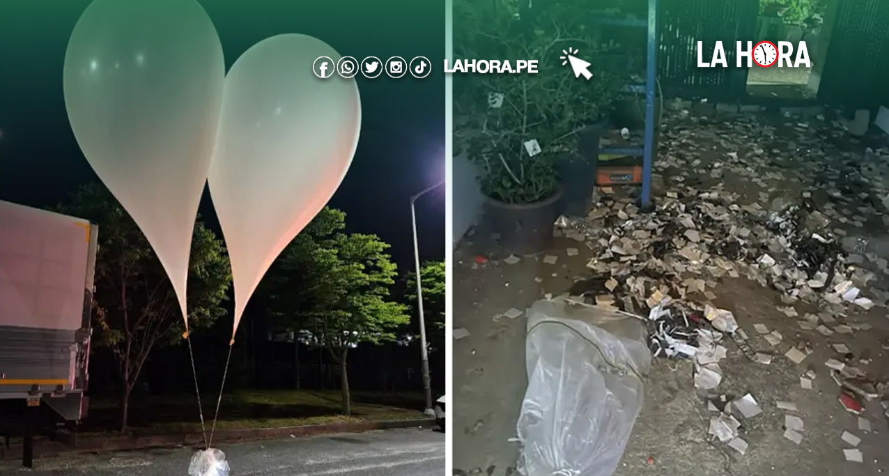 Corea del Norte anuncia que dejará de enviar globos con basura a Corea del Sur