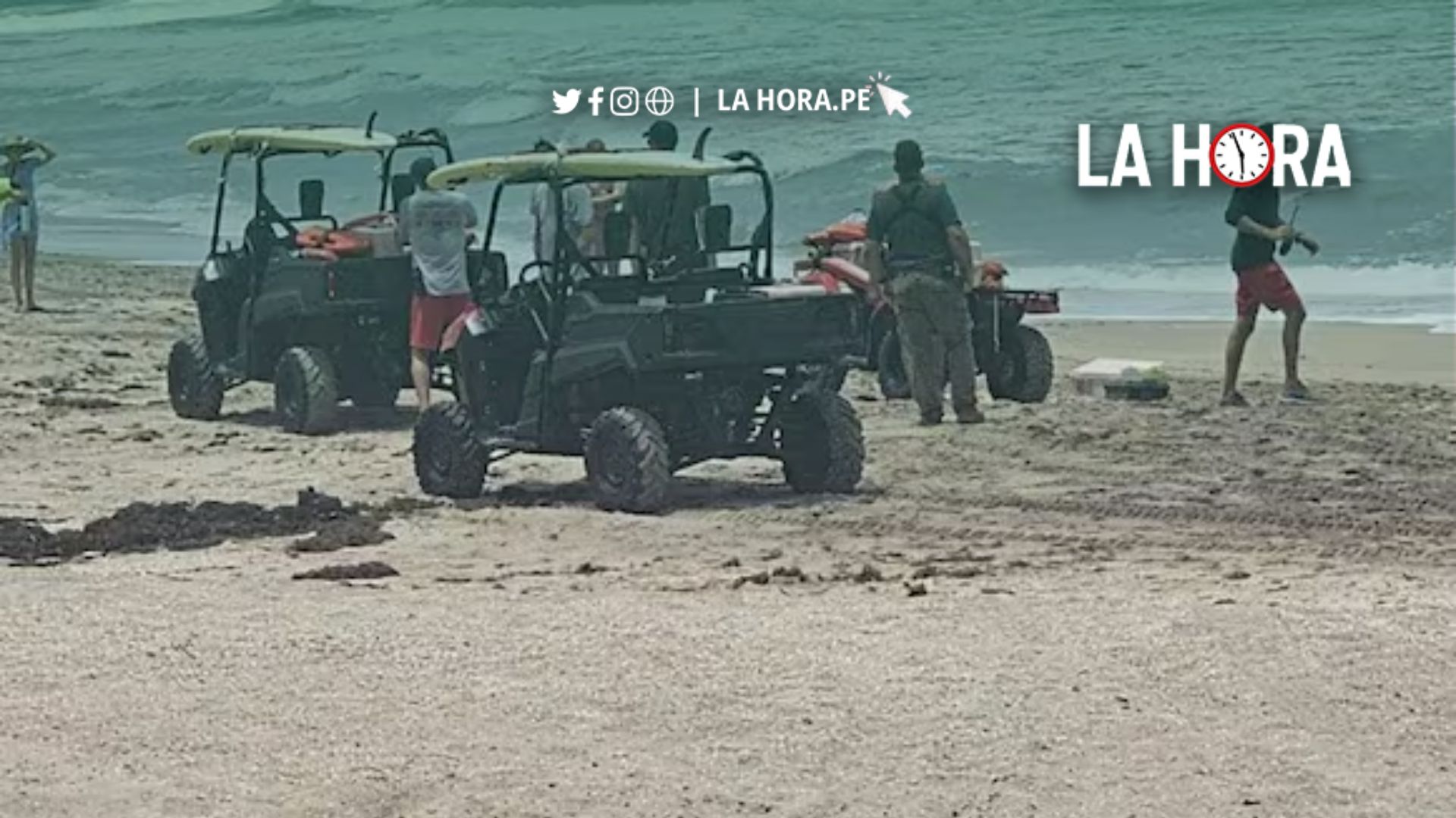 Tragedia: pareja fallece ahogada frente a sus hijos en playa de Florida