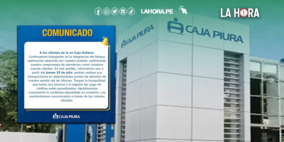 Retiro de CTS para clientes de exCaja Sullana