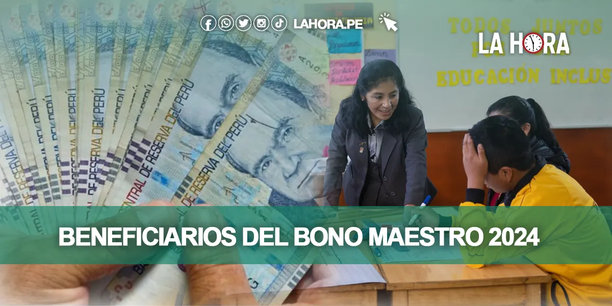 Bono Maestro 2024: ¿Puedo ser beneficiario dos o tres veces? Aquí la respuesta