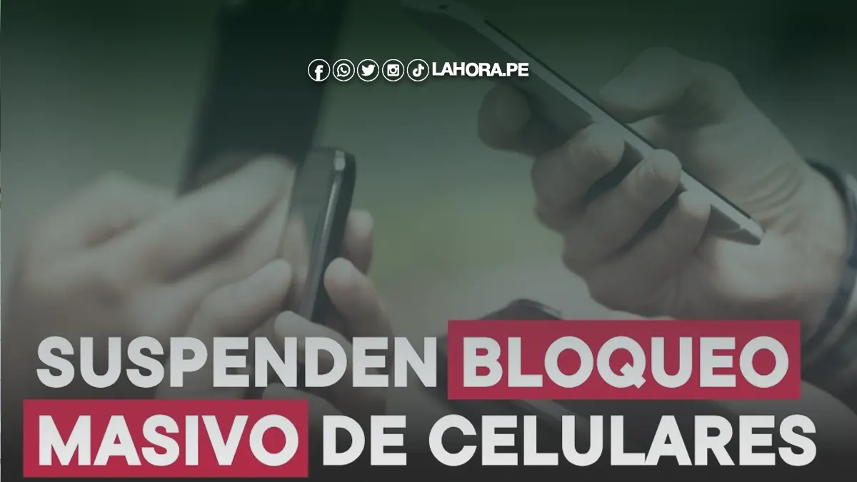 Bloqueo masivo de celulares hoy