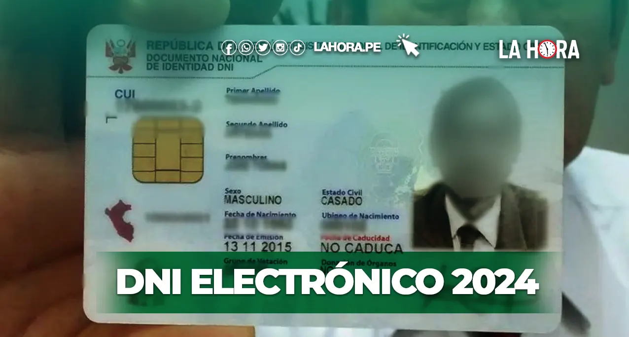 DNI electrónico para 120 personas: horario, lugar y requisitos