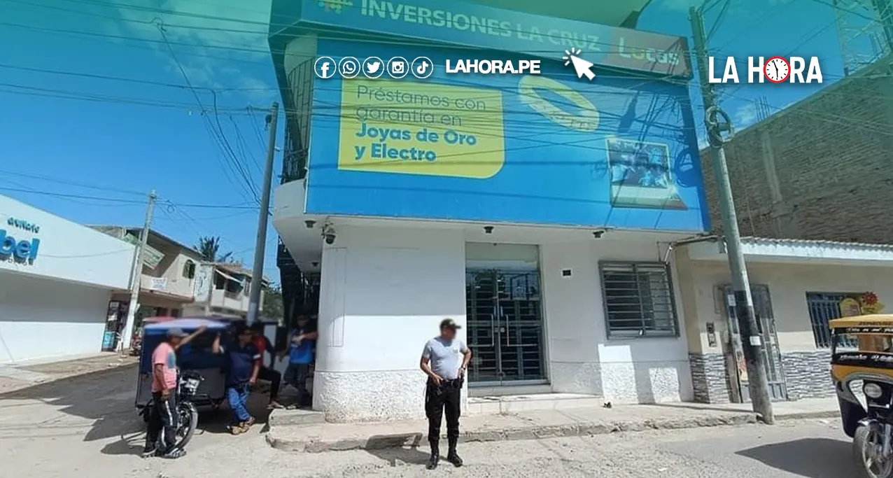 Delincuencia en Piura: Vigilante evita robo en financiera y recibe un balazo