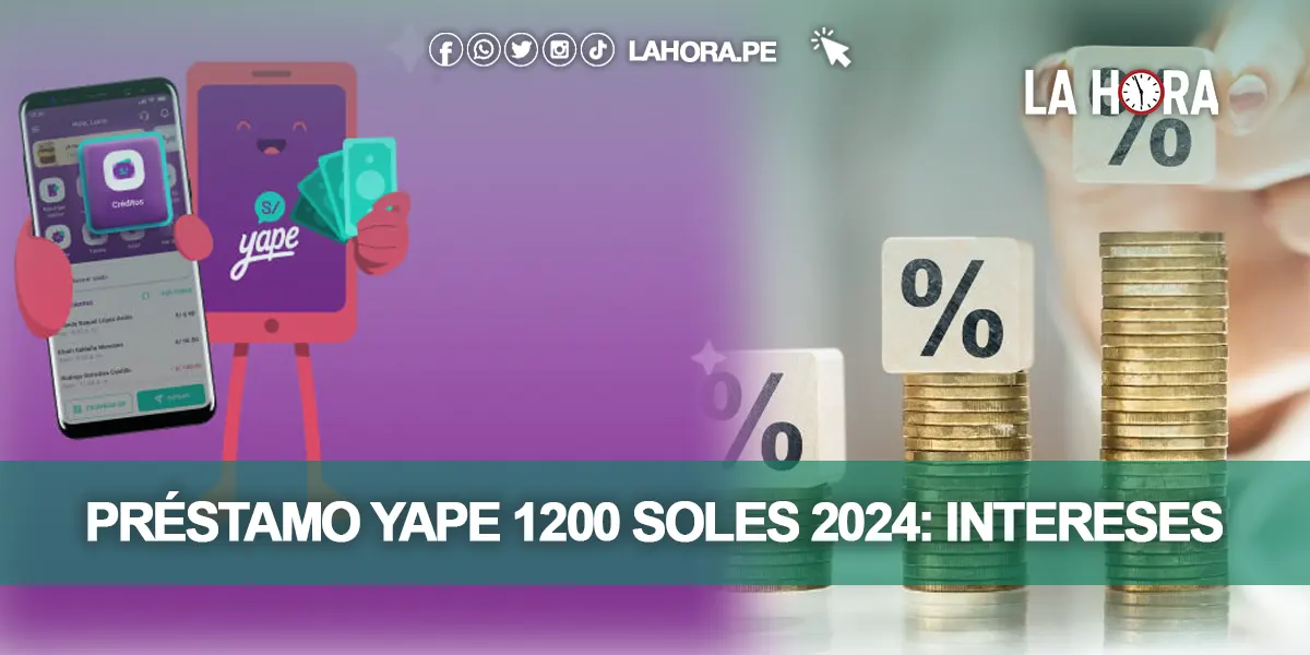 Préstamo Yape 1200 soles 2024: ¿Cobran interés si me paso un día de pago?