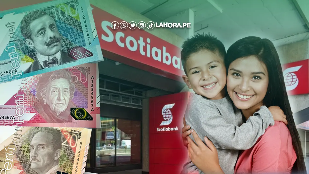 Scotiabank regala 100 soles a los niños