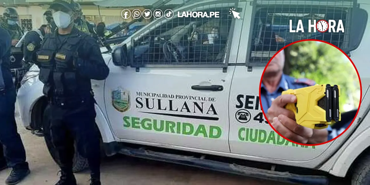 Sullana: Serenos podrían usar armas de electrochoque para combatir la delincuencia