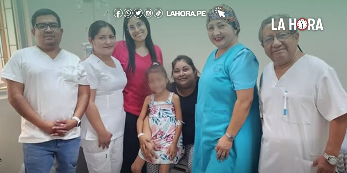 Piura: Salvan a niña de 6 años al extirparle tumor abdominal en Hospital Santa Rosa