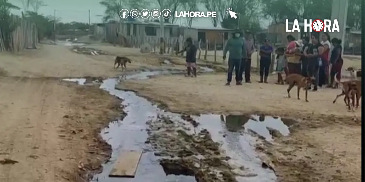 Piura: Vecinos de ex Quebrada del Gallo exigen solución urgente ante desborde de aguas servidas