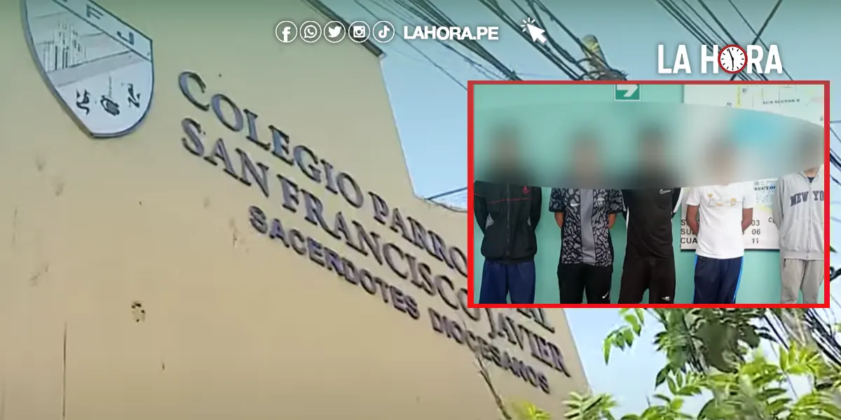 Lima: escolares son golpeados y amenazados con armas de fuego en exteriores de colegio, en Breña | VIDEO