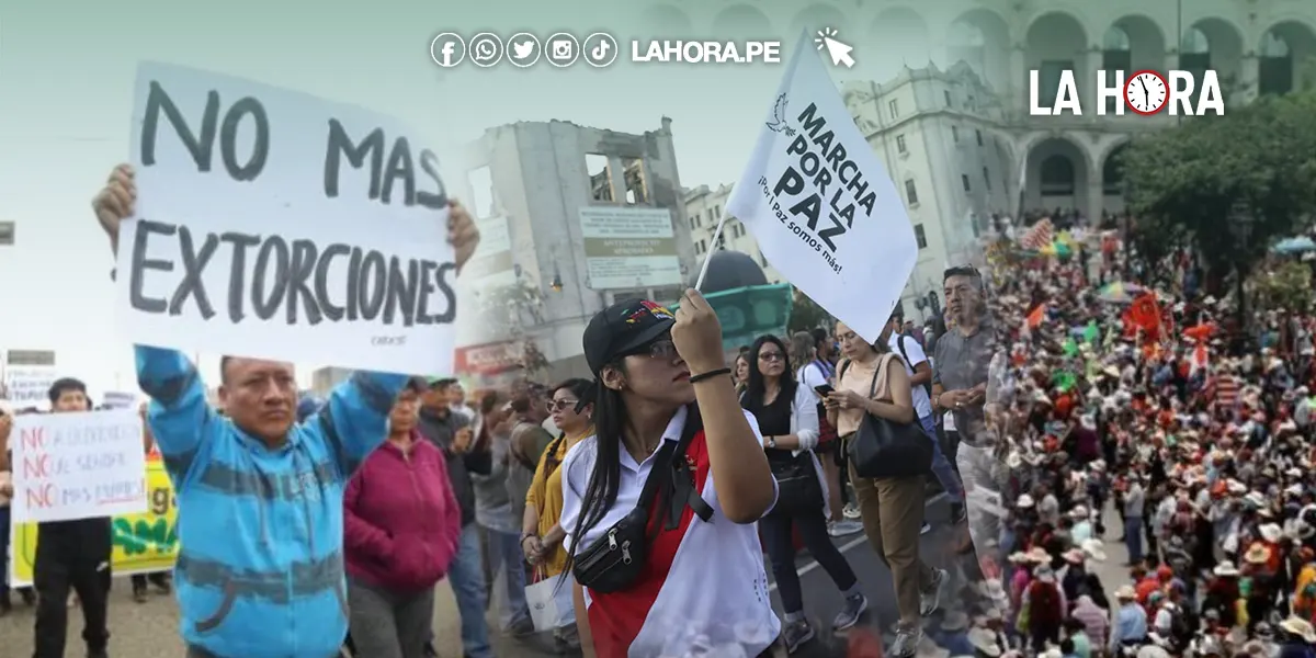 Marcha contra la inseguridad en Lima: Artistas y miles de manifestantes protestan contra extorsiones