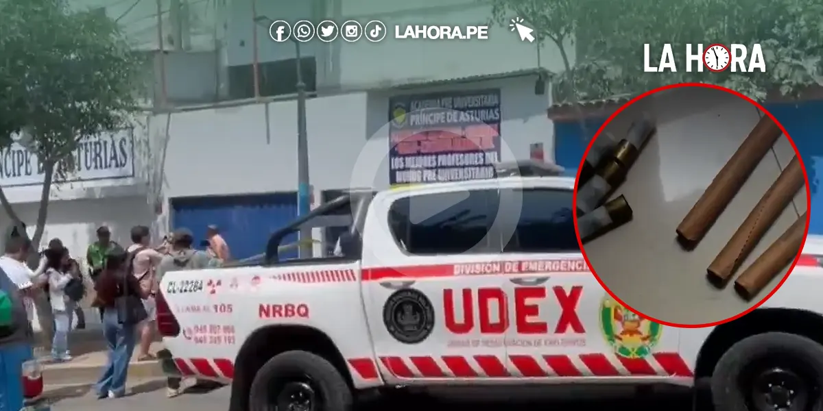 Lima: Menores de edad arrojan artefacto explosivo a colegio de Ventanilla | VIDEO