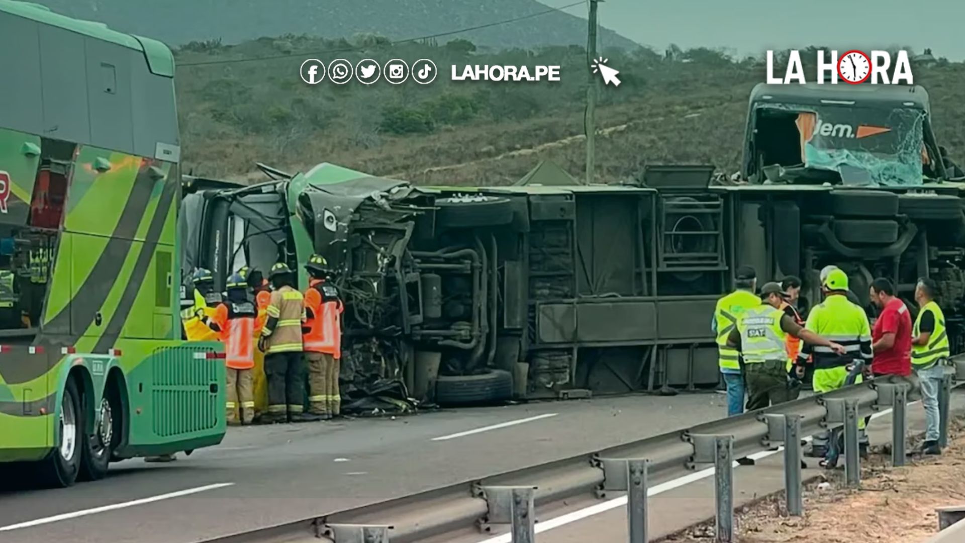 Tragedia en Chile: Seis muertos y más de 70 heridos tras choque entre cuatro buses en la Ruta 5