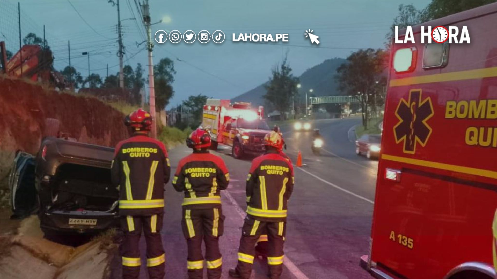 Ecuador: Accidentes de tránsito en Quito deja dos muertos y 10 heridos el fin de semana