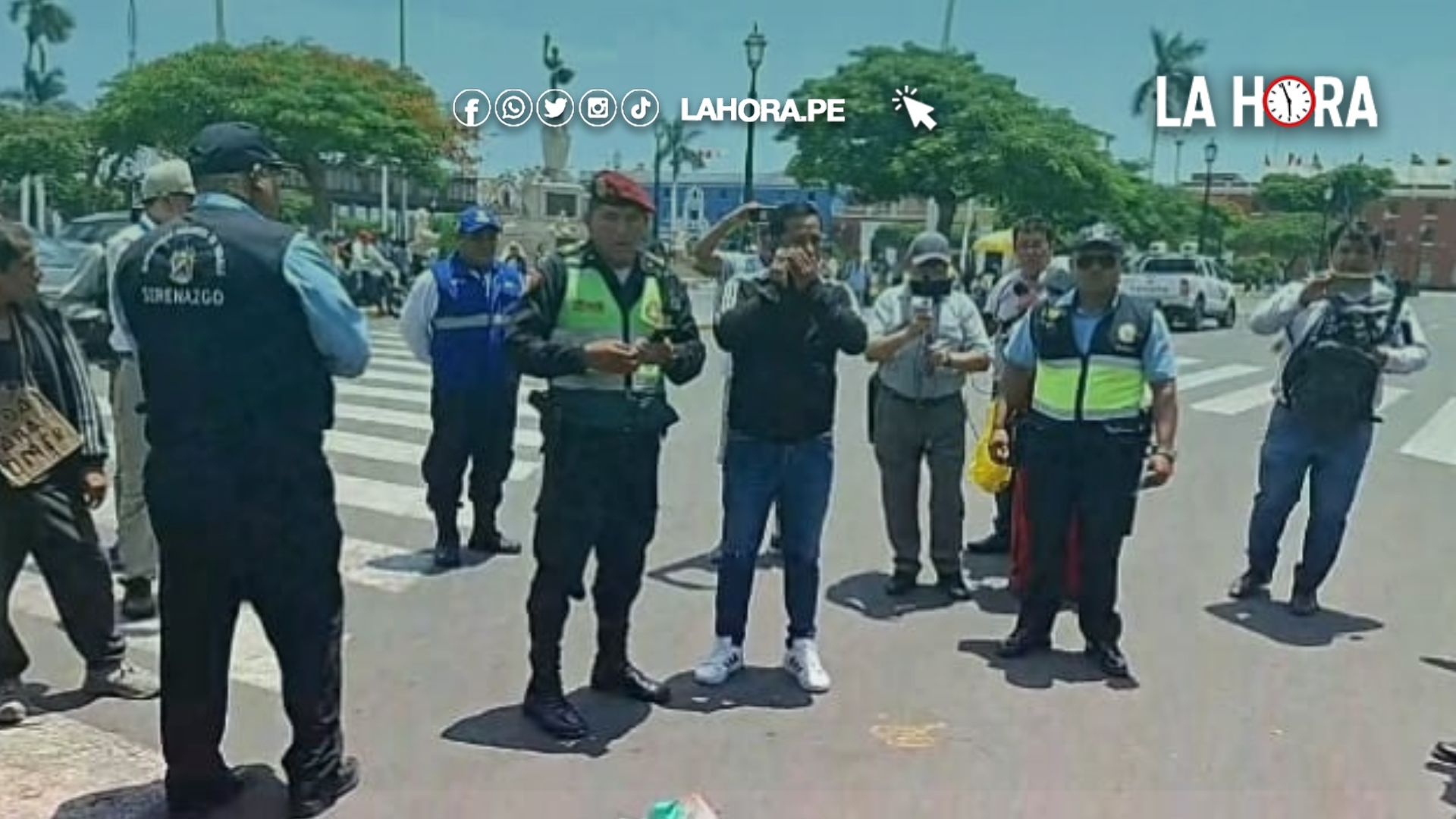 Trujillo: Delincuentes atacan a empresaria y desatan balacera en Plaza de Armas