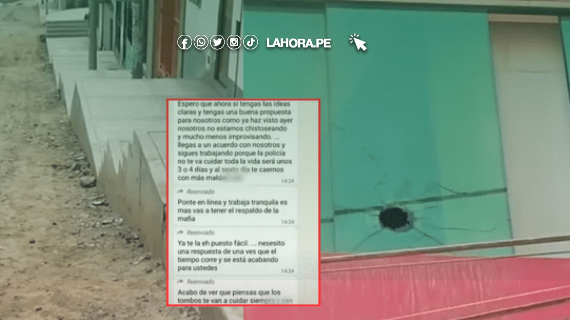 Lima: Extorsionadores balean casa de vendedor de comida y le exigen S/25.000: «La Policía no te cuidará»
